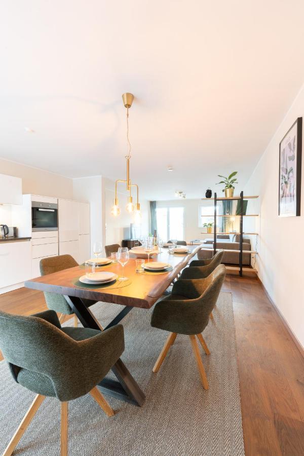 -Zentrale Wohnung-Balkon-Desingerkueche- Μπίλεφελντ Εξωτερικό φωτογραφία