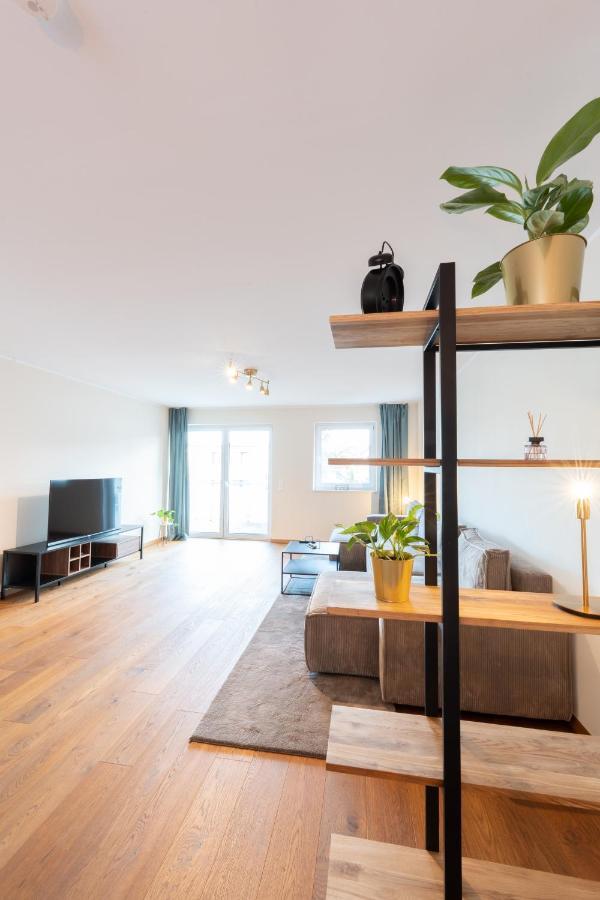 -Zentrale Wohnung-Balkon-Desingerkueche- Μπίλεφελντ Εξωτερικό φωτογραφία
